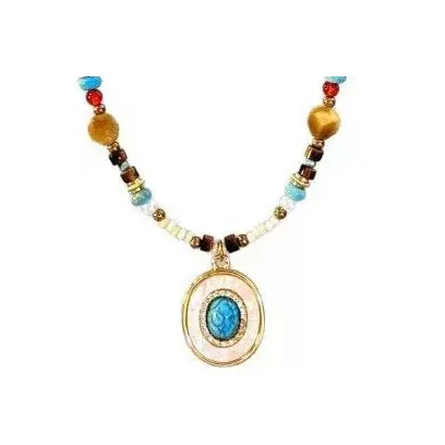 ZWU Жемчужная раковина Ожерелья Женские