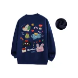 Королевский синий (утолщенная флисовая подкладка)