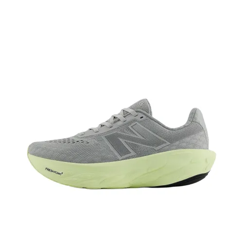 New Balance совместный бренд Fresh Foam X 1080 v14 Износостойкий и Легкий Низкий Топ Беговые кроссовки Женские Серый Зеленый