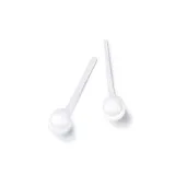 Серьги-гвоздики из биокерамики Care (белый)