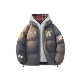 Темно-серая шляпа в клетку