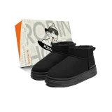 Черный с флисовой подкладкой