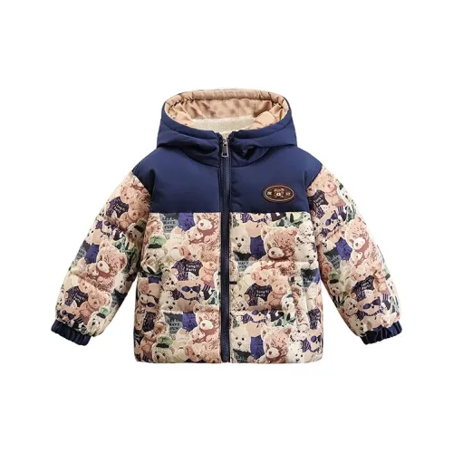 ZHIO Хаки Детские дошкольные утеплённые куртки