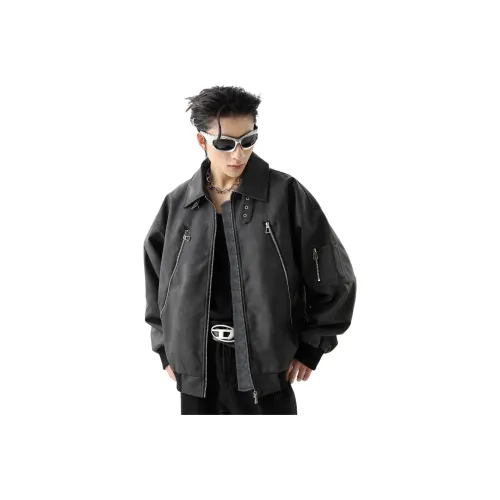 NEVER RULE Кожа Куртка Унисекс