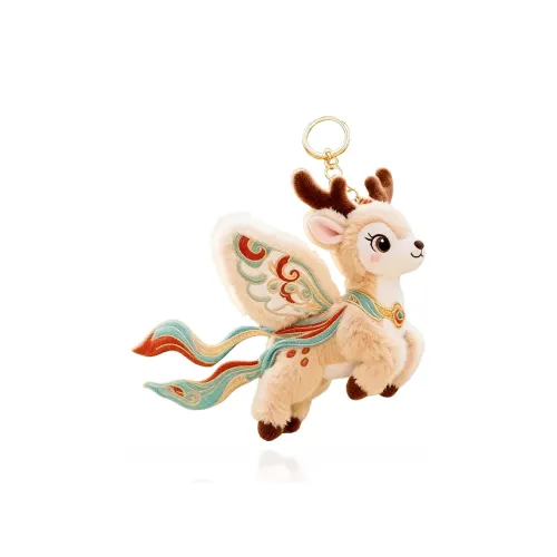 ROSEDAWN Dunhuang Flying Collection Девять Цвета Олень Плюшевый Брелок 12 см Длина Тела