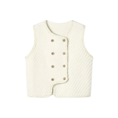 LOUGHNEA Экрю Женские Жилеты