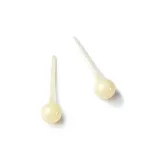 Серьги-гвоздики из биокерамики Care (Желтый)