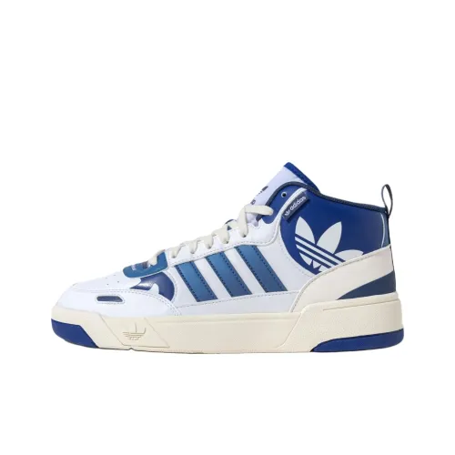 Adidas Originals Post Up Slip Resistant Abrasion Resistant High Top Скейтборд Кроссовки Унисекс Синий Белый