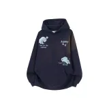 Тяжелый полиэстер-хлопок, темно-синий (с флисовой подкладкой)