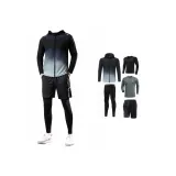 Серый комплект из 5 штук (Чисто черный комплект, на 2 размера больше, при отправке будет включен дополнительный маленький размер)