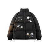 Black (Утолщенный хлопковый пуховик)