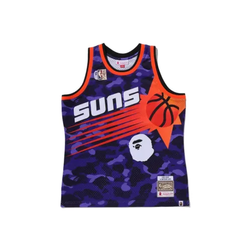 A BATHING APE MITCHELL NESS X NBA Коллаборация Phoenix Suns FW25 Баскетбол Джерси Мужской