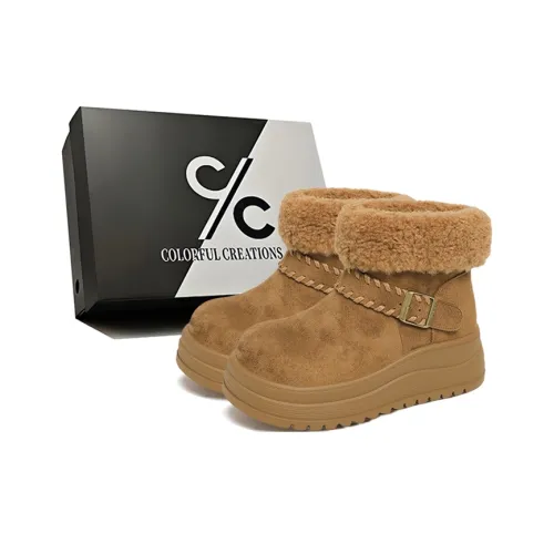 Colorful Creations Термические Увеличивающие Высоту Устойчивые к Износу Противоскользящие Короткие Снежные Ботинки