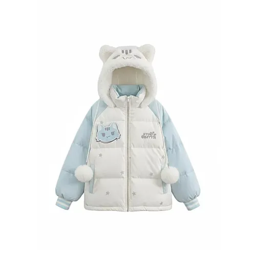 XIAOLIZI Синий Унисекс Пуховики