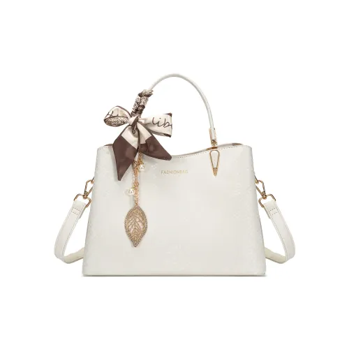 WEINIAO Сумка из синтетической кожи стандартная женская с принтом змеи белого цвета