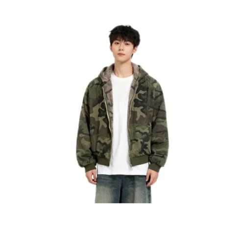 HYUNDAI Армейский зеленый унисекс пуховики