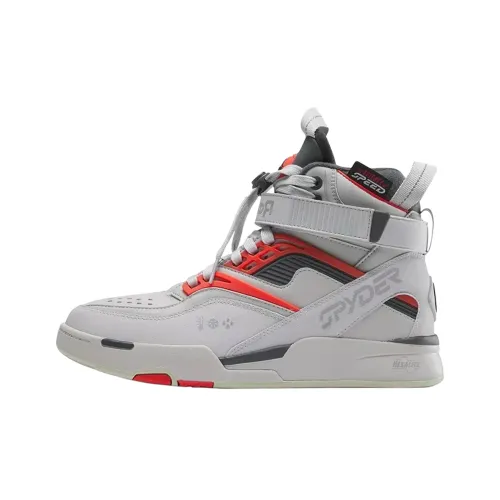 SPYDER x Reebok совместная модель Pump TZ Винтажные баскетбольные кроссовки Мужские Белые