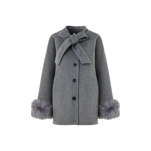 STARFEI Серый Женский Пальто
