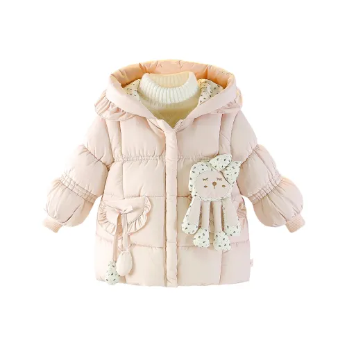 WEILAIZHIXING Розовый Детские дошкольные утеплённые куртки