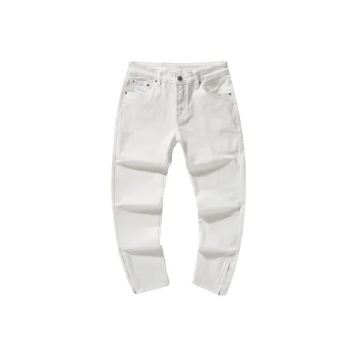Jeep Белый Мужской Джинсы