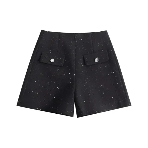 MILING Черные Женские Повседневные Шорты