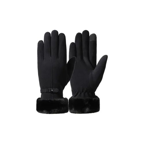 NANJIREN Утолщенные Теплые Перчатки Женские