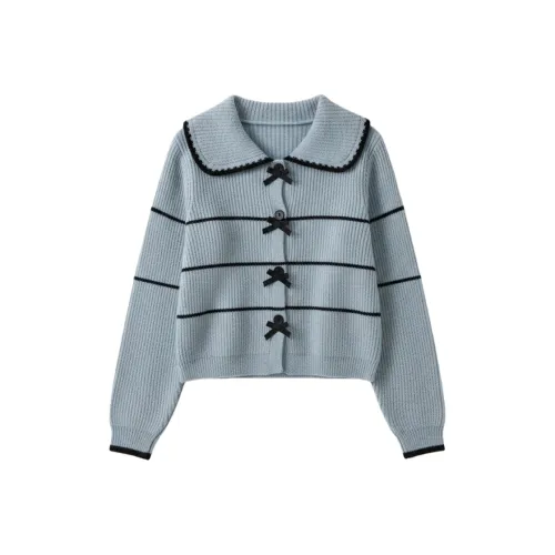 GRAYISMOON Светло-синий Женский Трикотаж