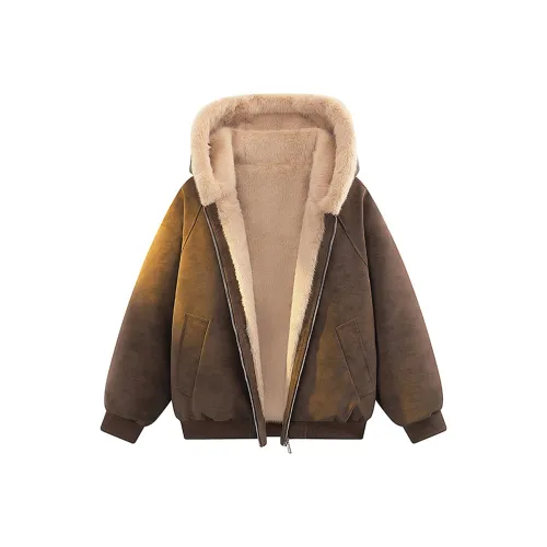 XIAOGUIZI Хлопковый пуховик Wave Collection Унисекс