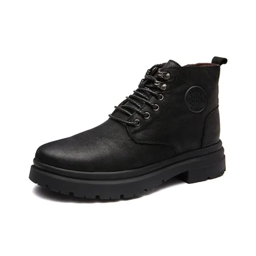 H2 Лицевая коровья кожа Стильный Модный Мужская обувь Мартин Boot Мужской