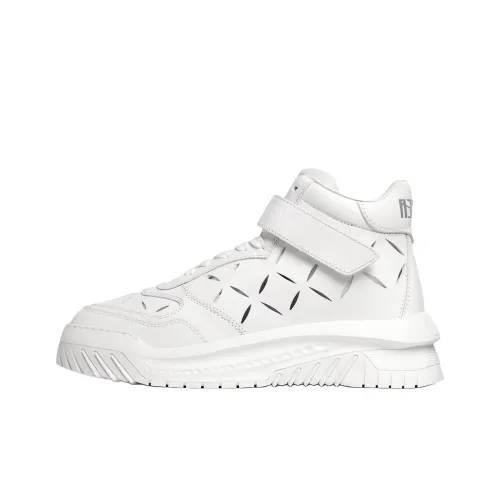 VERSACE Odissea Высокий Топ Стильный Скейтбординг Мужской Белый