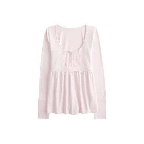 Hollister Розовые Женские T-рубашки