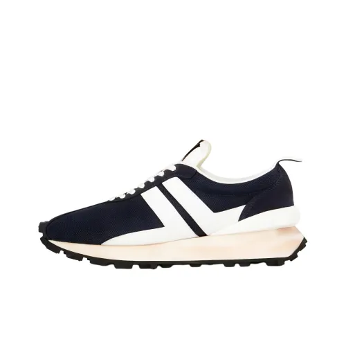 Lanvin Bumpr Low Топ Повседневная обувь Мужская Морской синий