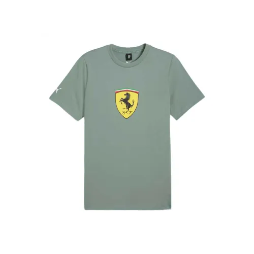 PUMA Scuderia Ferrari Race Coloured BIG Shield Motorsport Мужская футболка с коротким рукавом