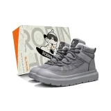 Серый с флисовой подкладкой