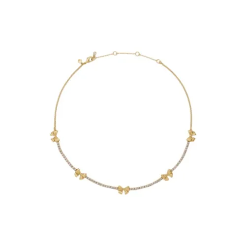 Kate Spade Медные Ожерелья Женские Прозрачный Золотой