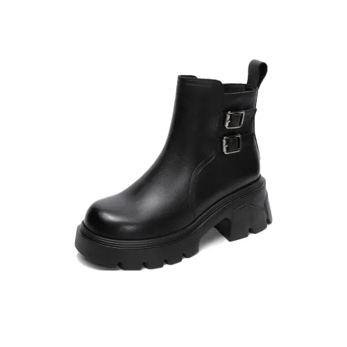 ZUOSAISI Ботильоны 11,5 см Martin Boot 6 см Женские