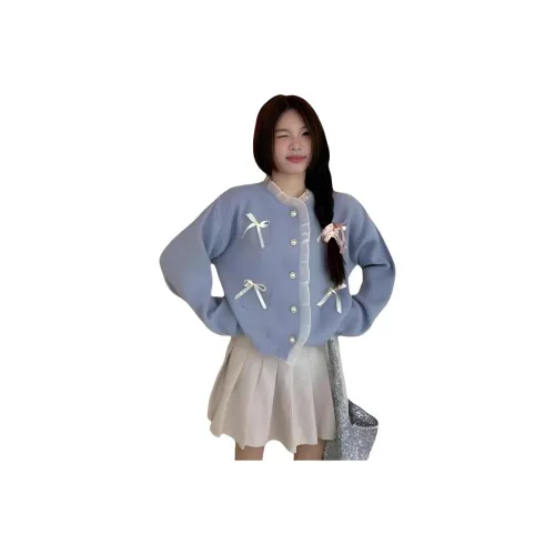 MORTEN SOLUM Синий Женский Трикотаж