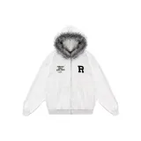 Бело-серый с флисовой подкладкой