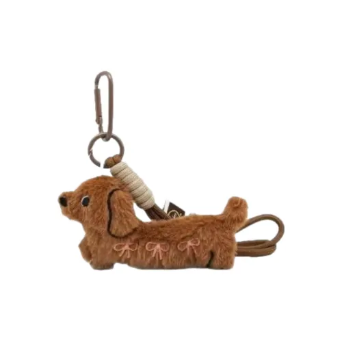 KANGMUSEN Сладкий стиль Мультяшный Щенок Плюшевый Брелок 12 см Длина Тела