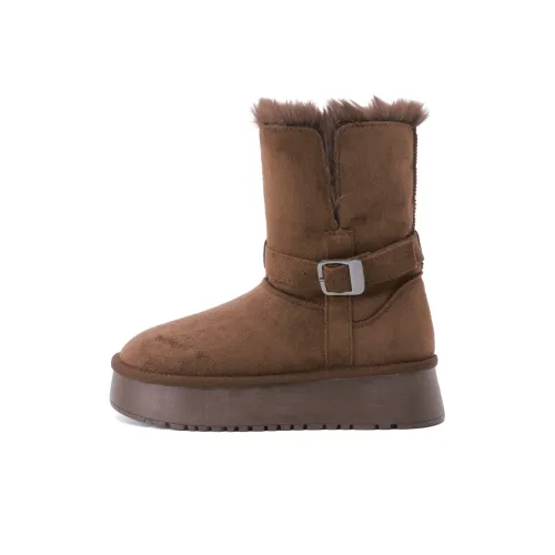 La Chapelle Термические Аbrasion-Resistant Увеличивающие Высоту Носки Экипаж Сноубутсы Женские