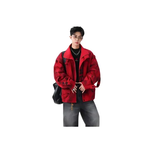 LH HOMME Красный Унисекс Куртки