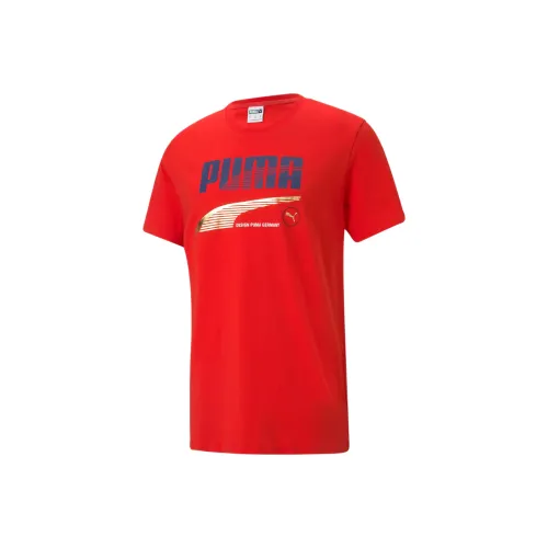 PUMA Decor8 Красный Мужской T-Рубашки