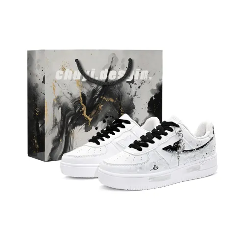 XTEP Air Force One Аbrasion Resistant Увеличение Высоты Низкие Кроссовки для Скейтбординга Унисекс