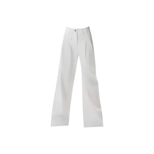 OMOIDAS Белый с флисовой подкладкой женские джинсы