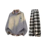 Скрученный жареный тесто Серый+Серый