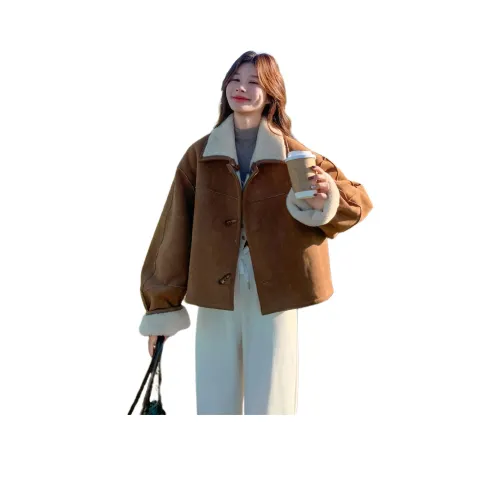 LAOYECHE Бархат Feel Пальто Женское