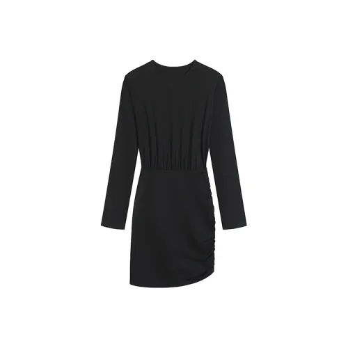 XINTATA Длинное платье с длинными рукавами женское