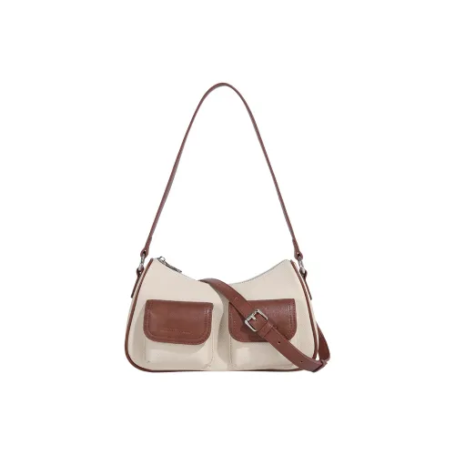 Disney Mickey ПУ (полиуретан) Сумка через плечо Стандартная Женская Экрю Pure Коричневый