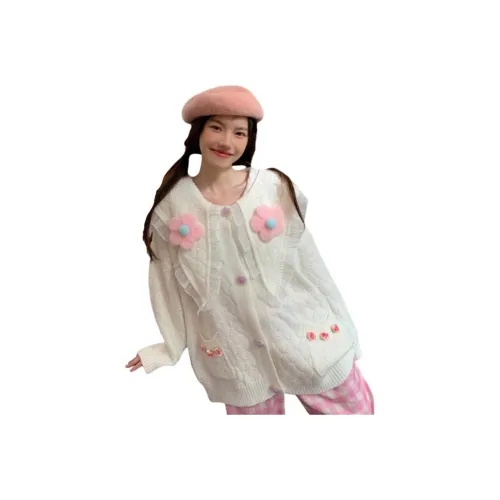 ZEKIKO STUDIO 3D-эффект цветочный утолщенный свитер женский трикотаж