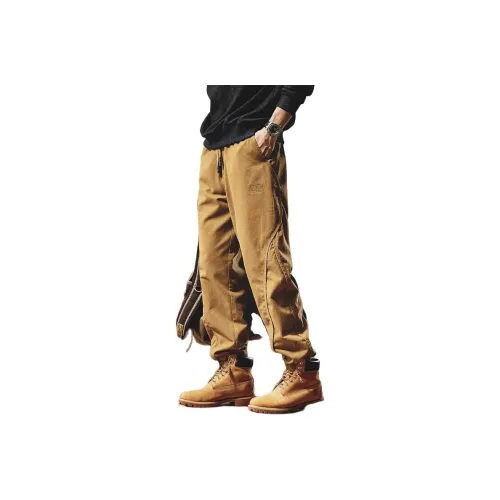 LANGYAGU Мужские Карго Брюки